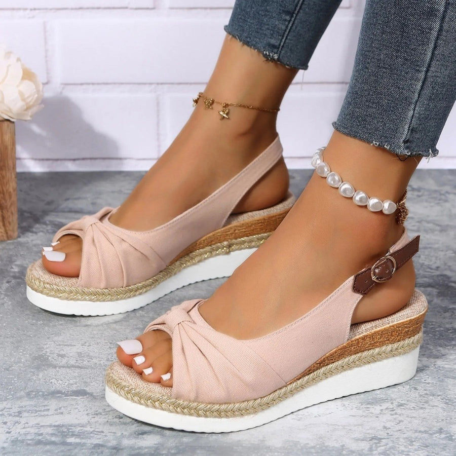 Bridget | Slingback Espadrille Wedge Sandals
