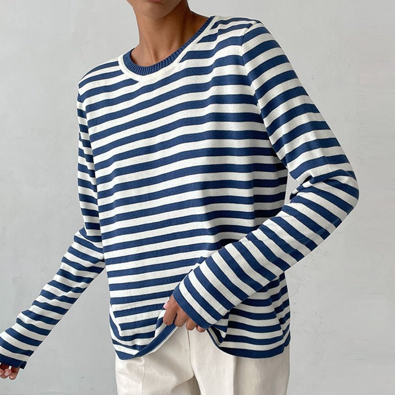 Sophia | Striped Long Sleeve Pullover