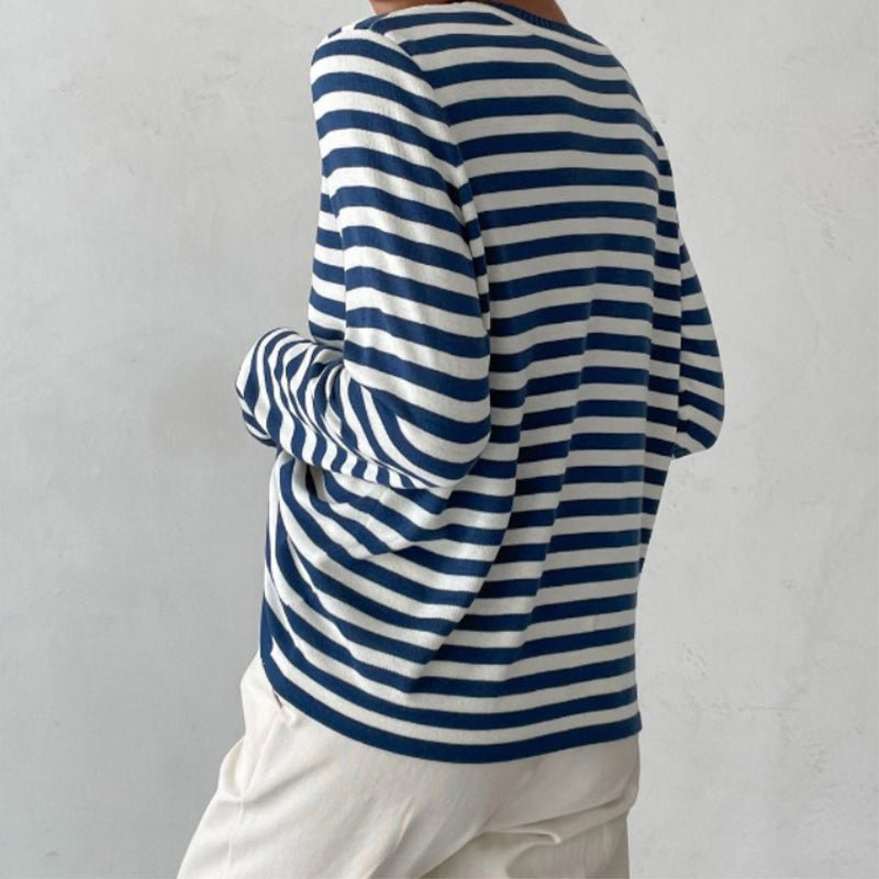 Sophia | Striped Long Sleeve Pullover