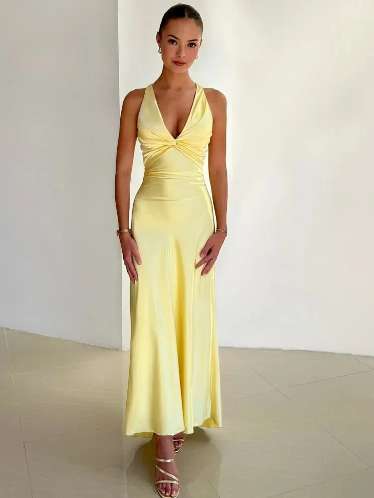 Snow | Christmas Bow Back Cocktail Dress