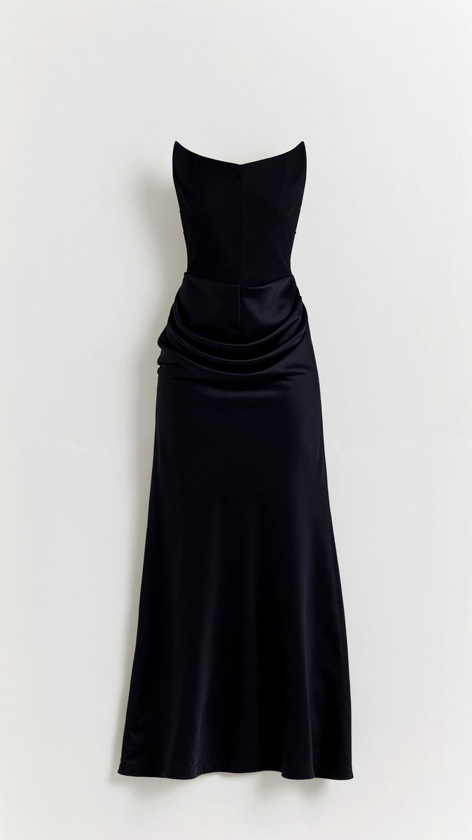 Thea | Strapless Corset Bodice Evening Dress