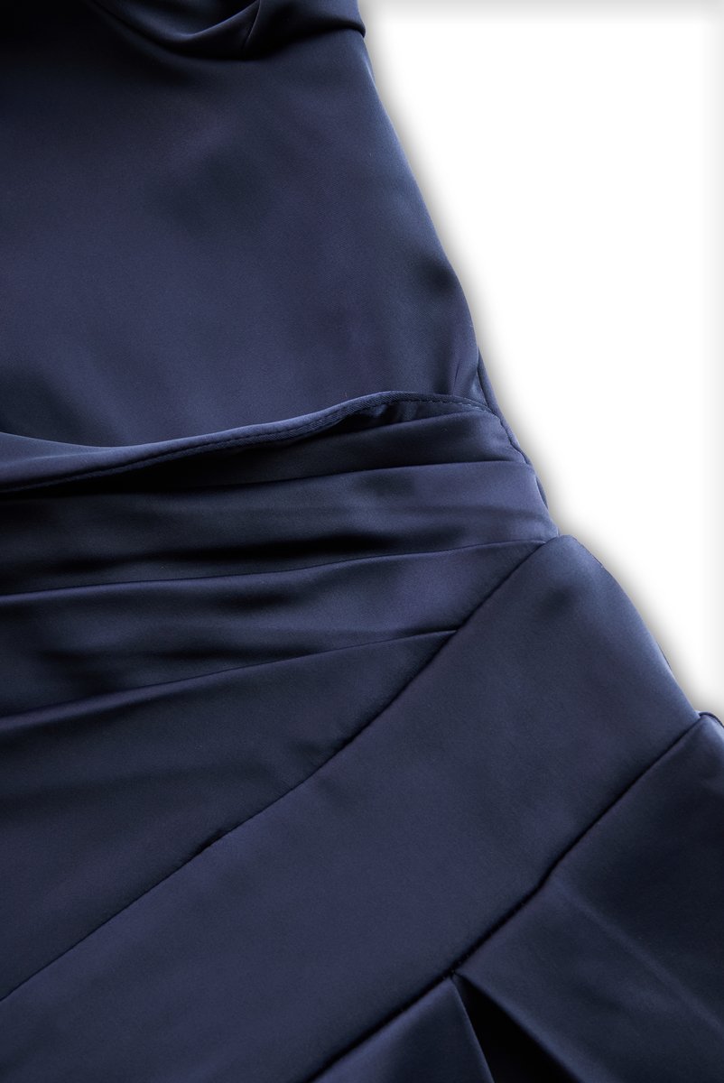 Delphine | Vintage A-Line Wrap Evening Dress