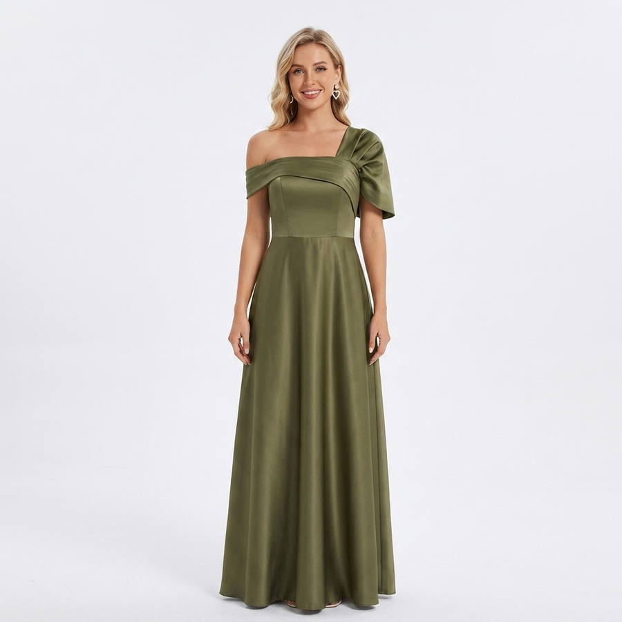 Ophelia | One Shoulder Wedding Guest Ruffle