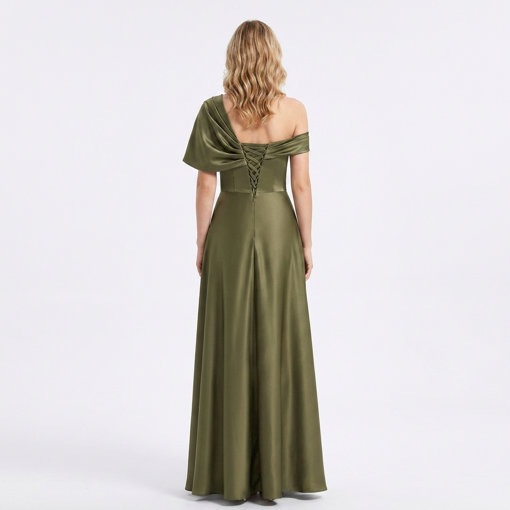 Ophelia | One Shoulder Wedding Guest Ruffle