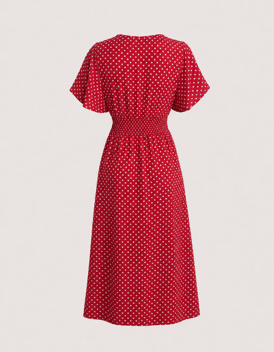 Briar | Polka Dot Wedding Guest Midi